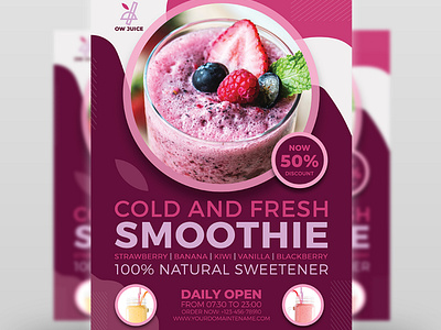 Smoothie Flyer Template