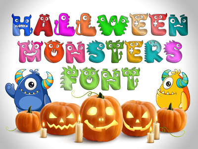 Halloween  Monsters Font