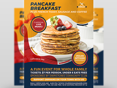 Pancake Breakfast Flyer Template