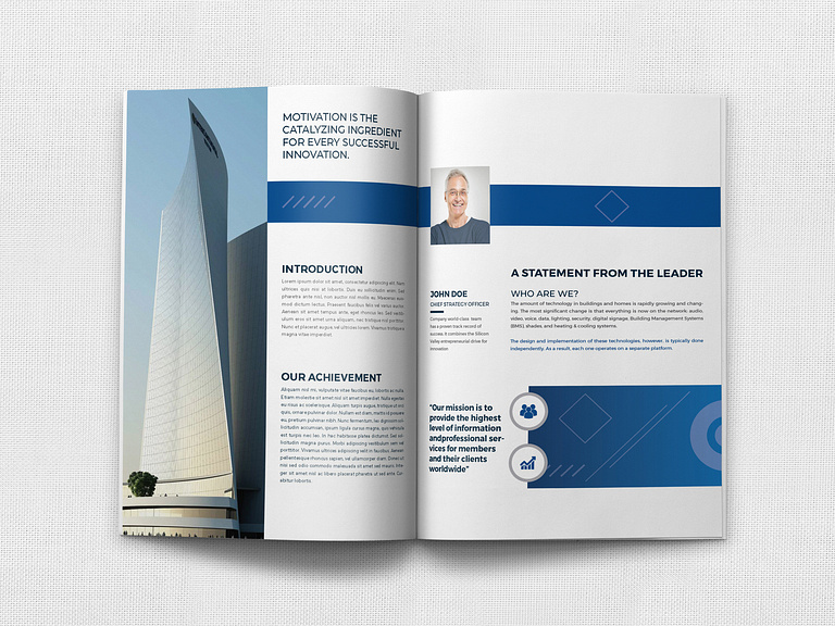 Company Profile Brochure Template by OWPictures on Dribbble