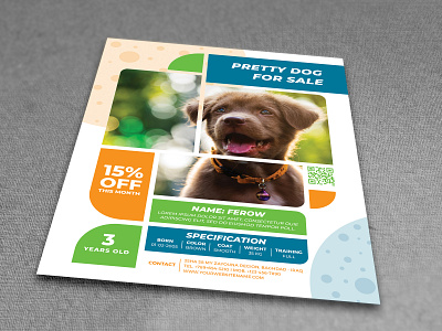 Pets for Sale Flyer Template by OWPictures on Dribbble