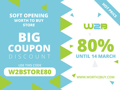 Get 80% Discount with coupon W2BSTORE80