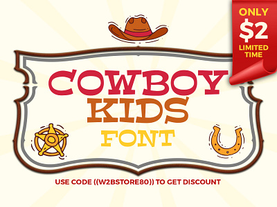 Cowboy Kids Font
