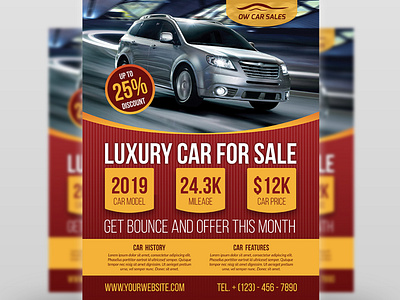 Car For Sale Flyer Template