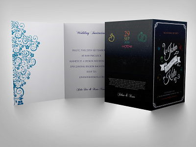 Wedding Invitation Card Template