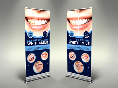 Dental Clinic Signage Template business corporate design flyer illustration leaflet logo poster ui