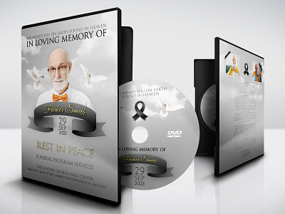 Memorial and Funeral Ceremonies Template Vol.2 business corporate design dvd flyer illustration leaflet logo poster ui