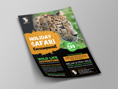 Wildlife Safari Flyer Templates by OWPictures on Dribbble