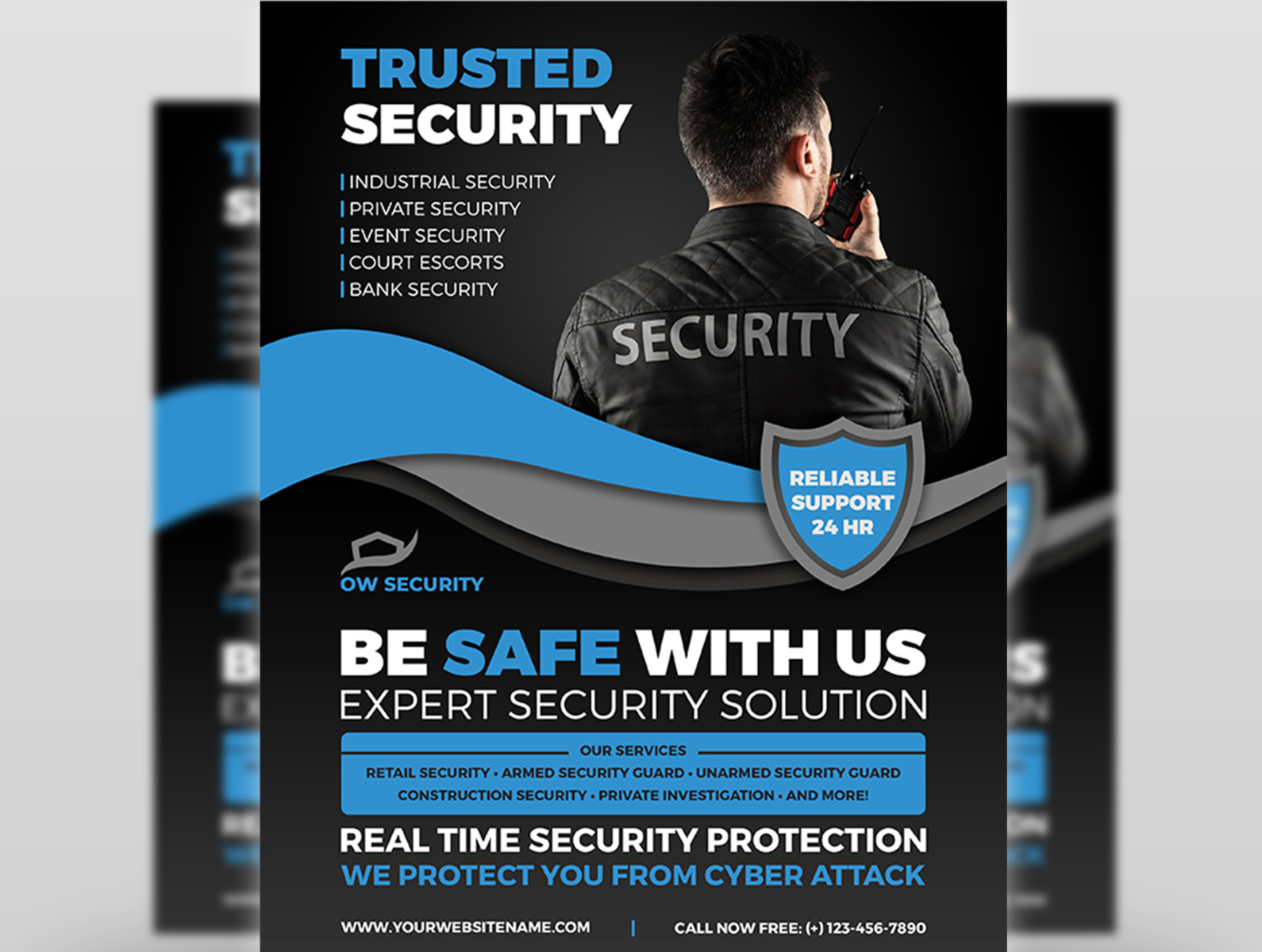 Security Services Flyer Template By OWPictures On Dribbble