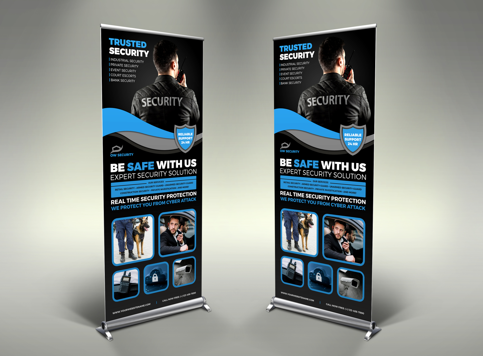 Dribbble - 01_Security_Services_Signage_Banner_Rollup_Template.jpg by ...