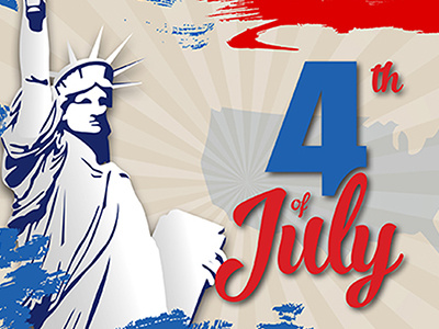 4th Of July Party Flyer Template