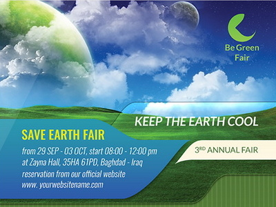 Environment Flyer Template clean earth eco environment flyer green green earth plant recycle