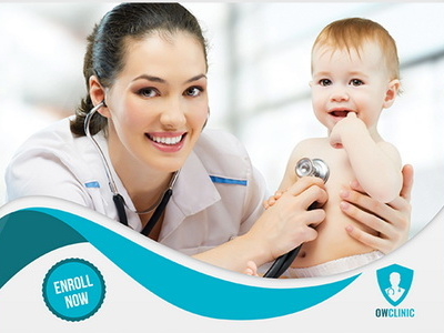 Pediatrician Flyer Template care child clinic doctor flyer hospital medical nurse pediatrician poster