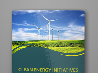 Power Energy Services Bi Fold Brochure Template bifold brochure electric electrify energy green power
