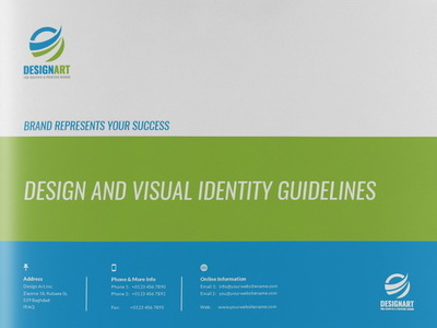 Brand Manual Template brand business company corporate design guide identity logo manual