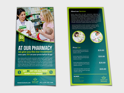 Pharmacy Flyer Dl Size Template