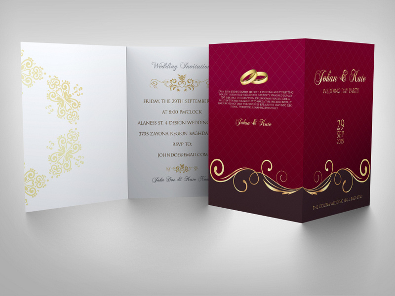 Wedding Invitation Greeting Card