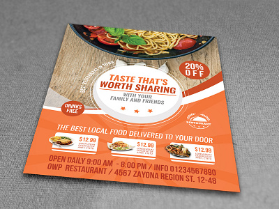 Restaurant Flyer Template