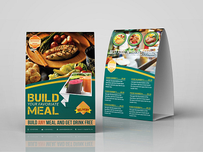 03 Restaurant Table Tent Template