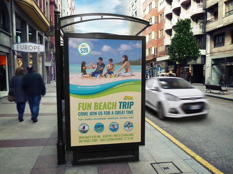 Tour And Travel Poster Template