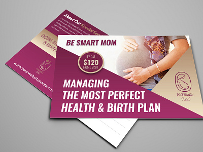 Pregnancy Postcard Template