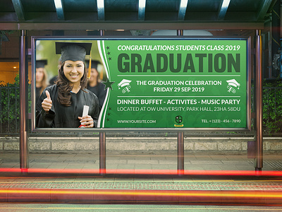 Graduation Billboard Template after school back to school book books college night college party diploma grad party graduate night graduate party graduation graduation 2017 graduation ceremony graduation flyer high school high school graduation high school party mortarboard prom 2017 prom flyer