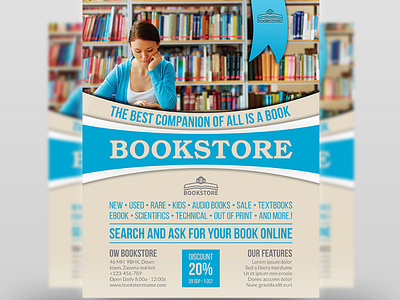 Bookstore Flyer Template