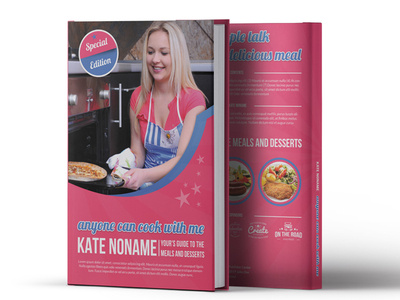Cooking Cover Book Template