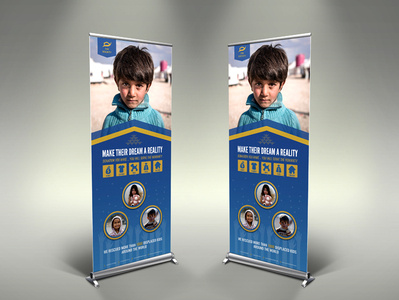 Kids Charity Signage Template