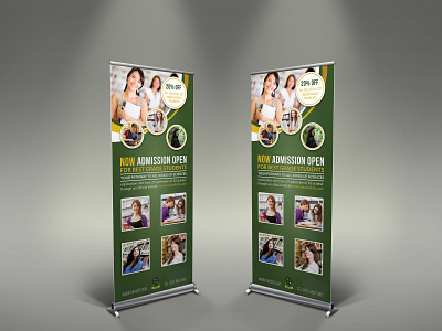 Education Sigange Roll Up Template