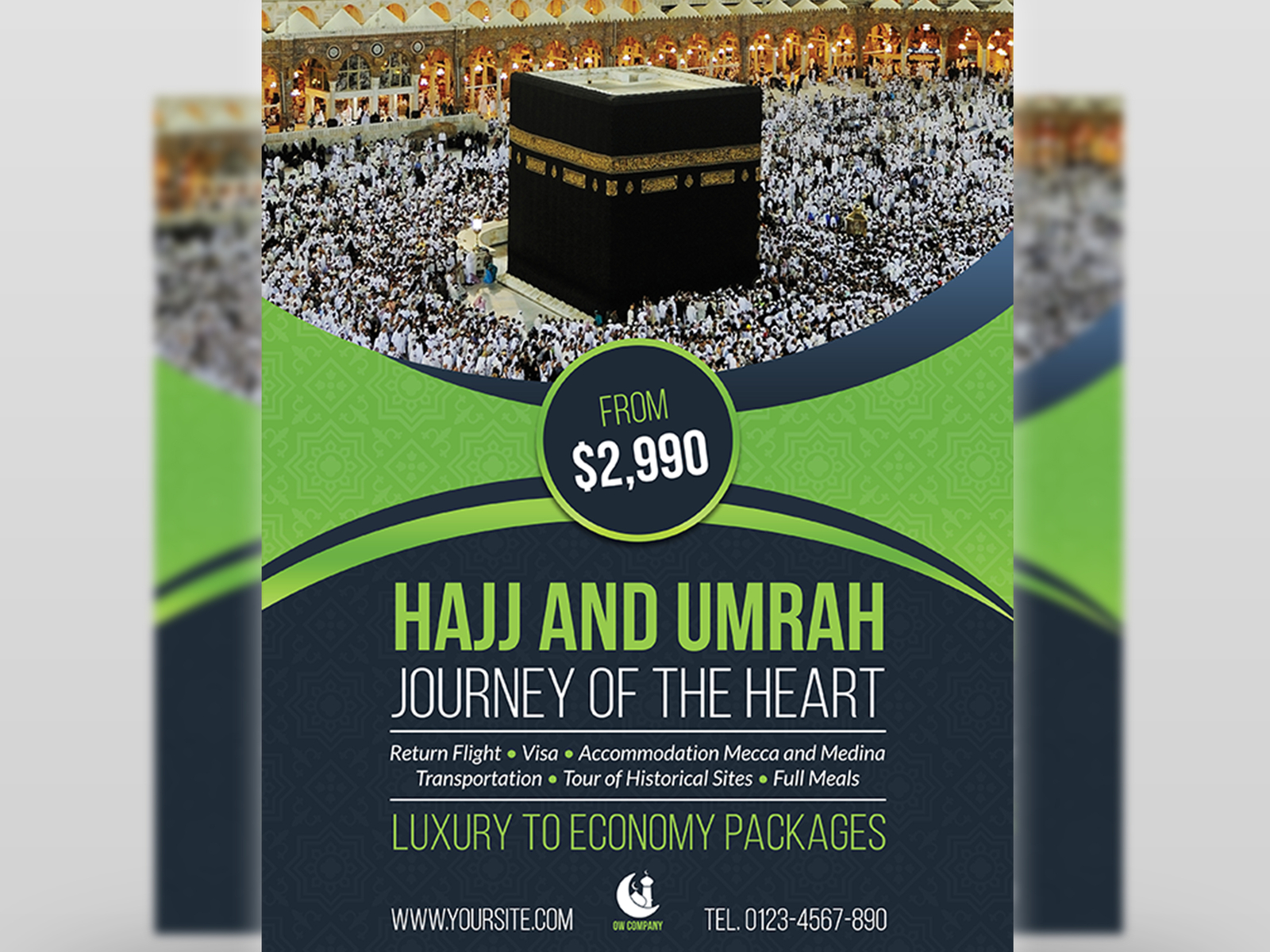 Hajj And Umrah Flyer Template By Owpictures On Dribbble