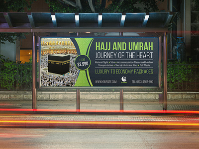 Hajj And Umrah Billboard Template