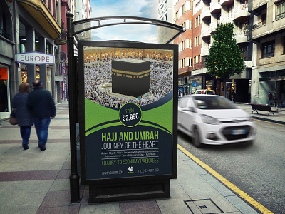 Hajj And Umrah Poster Template islamic flyer islamic religion kaaba ksa madina mecca middle east mosque muslim praying prophet ramadan ramadhan religion religious arena religious veil saudi arabia spirituality travel umrah