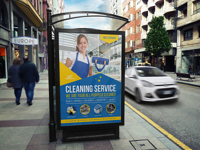 Cleaning Services Poster Template clean cleaning company cleaning flyer cleaning service cleaning services commercial cleaning dirty work domestic cleaning flyer home home cleaning house cleaner housekeeping leaflet maid cleaning promo promotion service sparkling clean