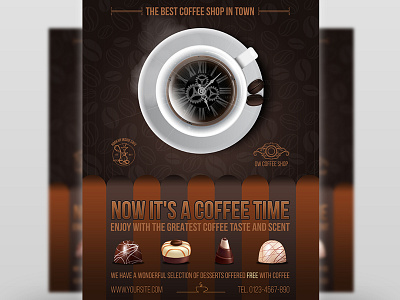 Cafe Coffee Shop Flyer Template