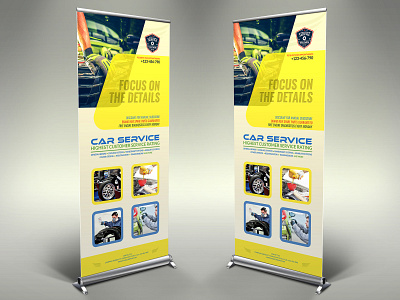 Car Service Siagnage Banner Template