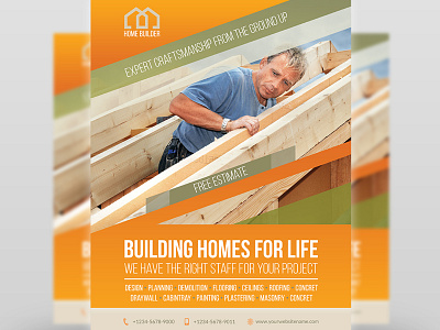 Home Building Carpentry Flyer builder building carpenter concert construction design designs download flyer home home building carpentry home building carpentry flyer ad house labor leaflet template templates wood