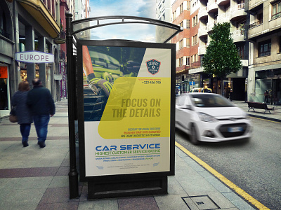 Car Services Poster Template