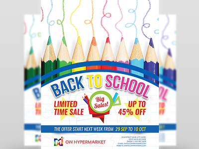 Back To School Flyer Template after school back to school book book drive books chalkboard class classy college detention discount freshers fun market paper papers prom night promotion sale school night