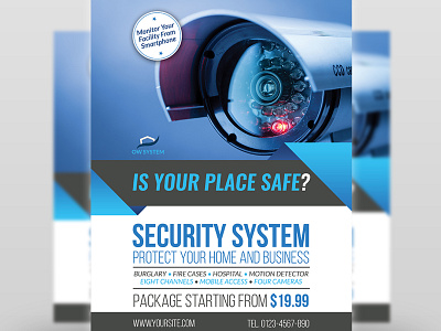 Security System Flyer Template