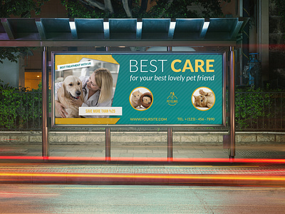 Veterinarian Clinic Billboard Template