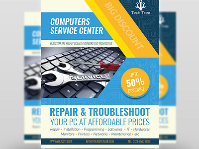 Computer Services Flyer Template