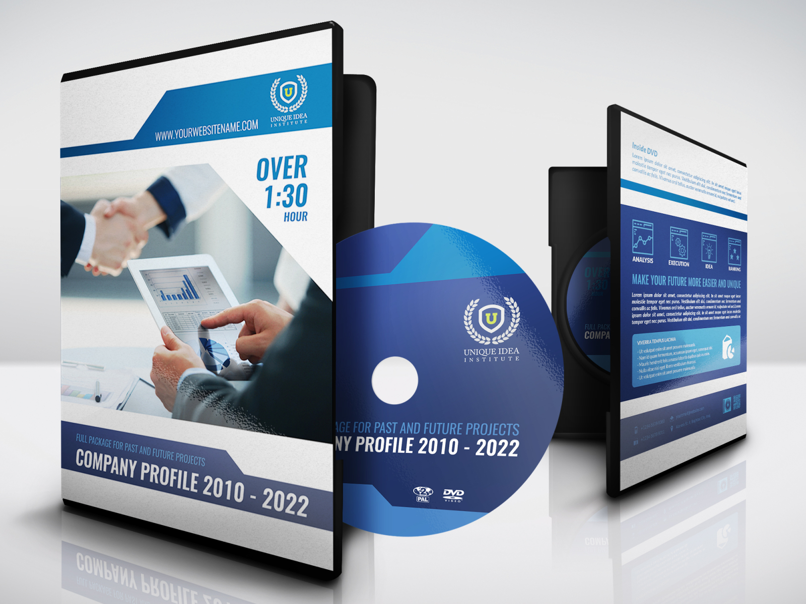 Company Profile DVD Cover and Label Template by OWPictures on Dribbble