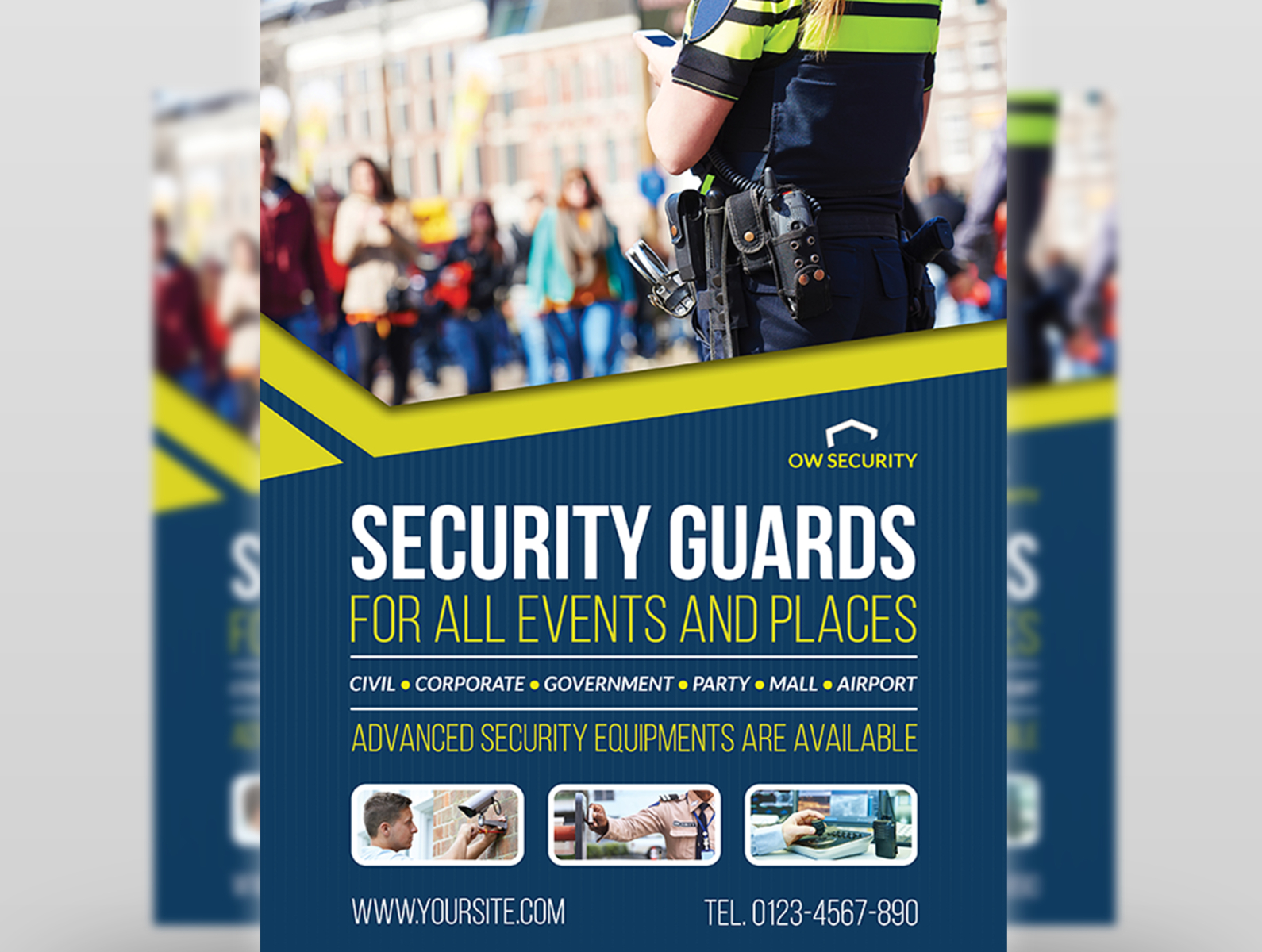 Security Guards Flyer Template by OWPictures on Dribbble