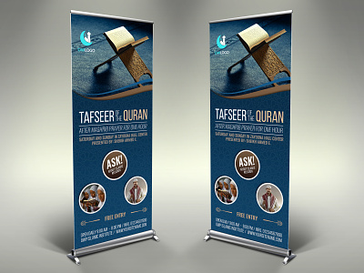Islamic Signage Rollup Template