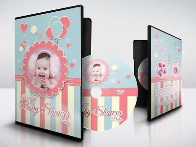 Baby Shower Party DVD Cover Template baby baby dvd baby shower baby shower dvd birthday boy ceremony childhood dance disc covers dvd dvd covers dvd template event first birthday girl hipster invitation its boy kid
