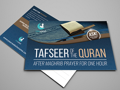 Islamic Postcard Template
