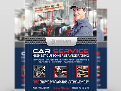 Car Services Flyer Template