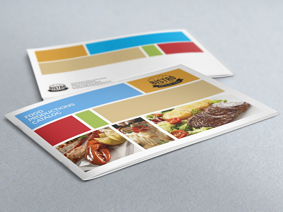 Food Products Catalog Brochure Template
