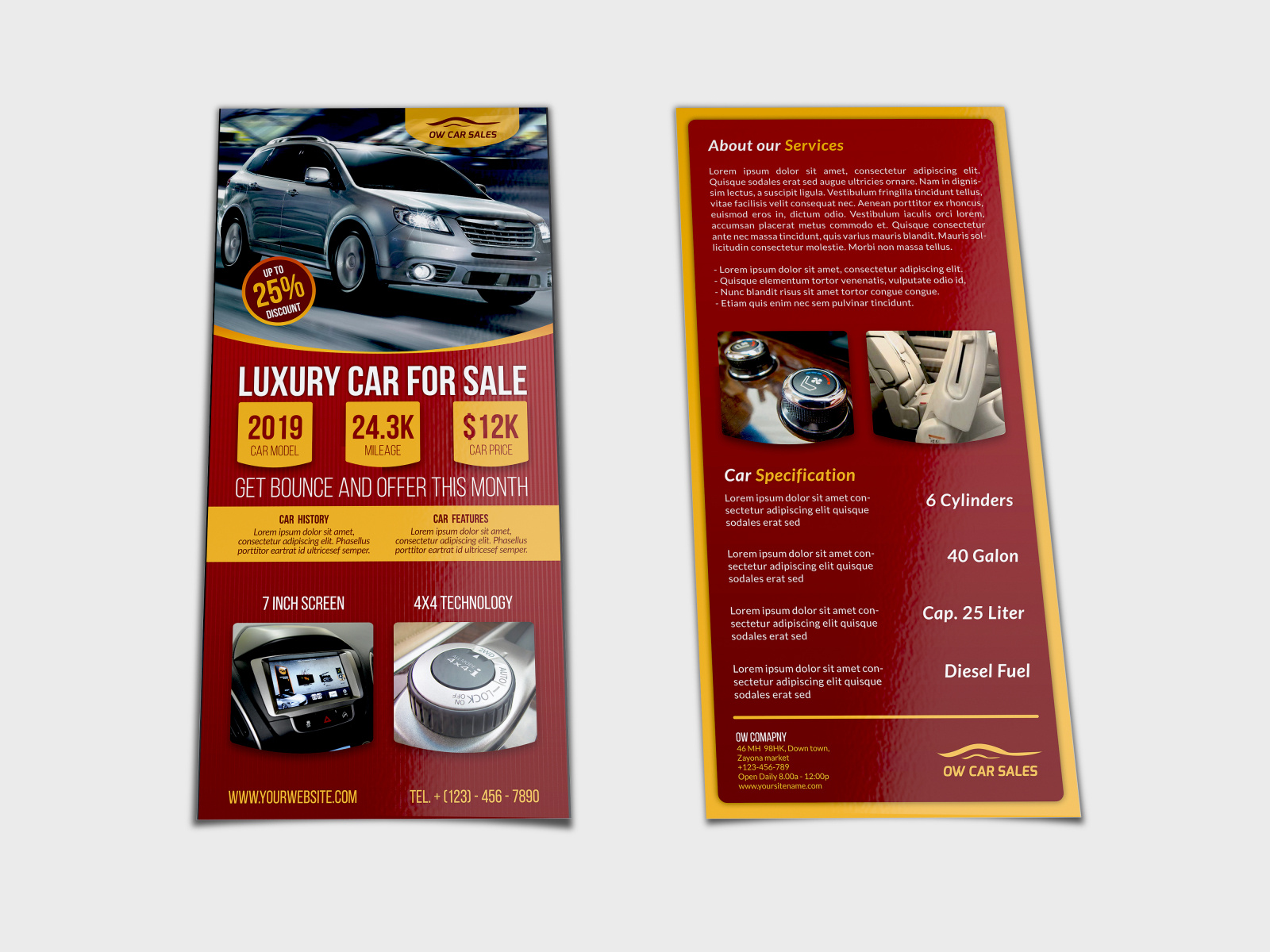 Dl Size Flyer Template